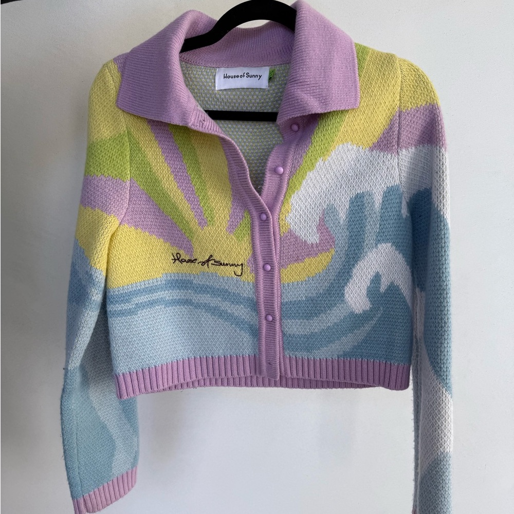 HOUSE OF SUNNY CROPPED SWEATER US 6